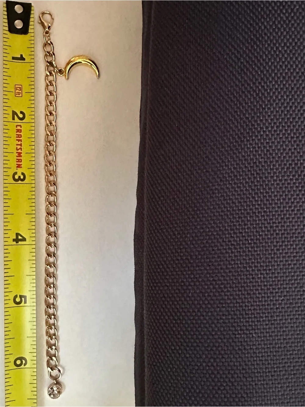 NWOT Preteen / Teen Moon Bracelet Gold Tone READ DESCRIP